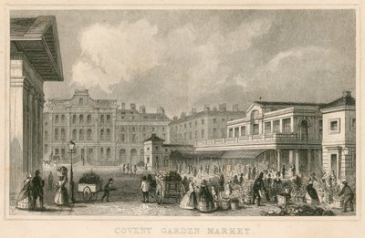 Covent Garden Market, Londyn autorstwa English School