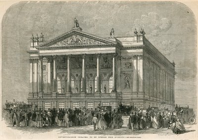 Covent Garden Theatre, Londyn - zostanie otwarty dziś wieczorem autorstwa English School