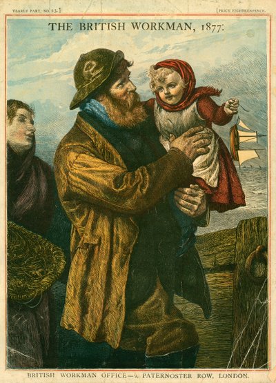 Okładka The British Workman, 1877 autorstwa English School