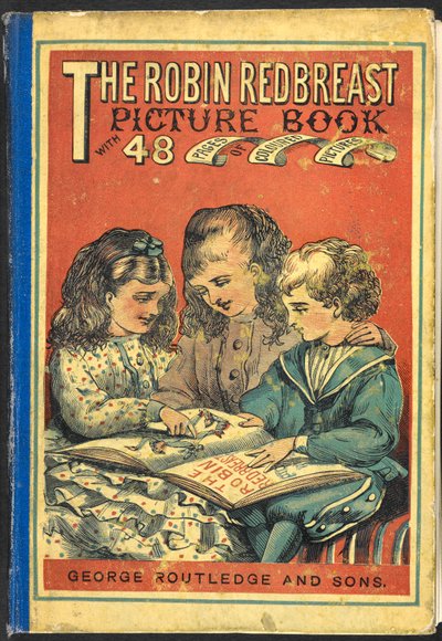 Okładka książki z obrazkami Robin Redbreast autorstwa English School