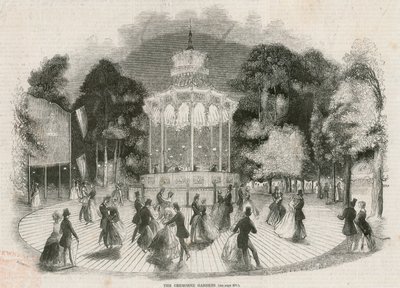 Cremorne Gardens, Londyn: Kryształowa platforma autorstwa English School