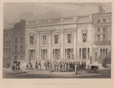 Crockfords Club House, Londyn autorstwa English School