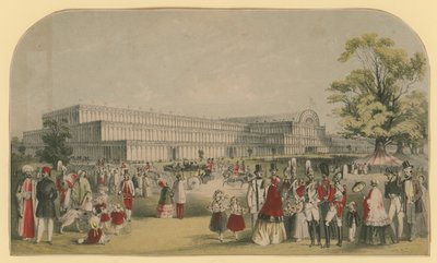 Crystal Palace, Hyde Park, Londyn autorstwa English School