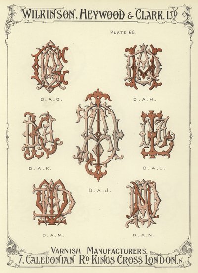 DAG, DAH, DAK, DAJ, DAL, DAM, DAN autorstwa English School