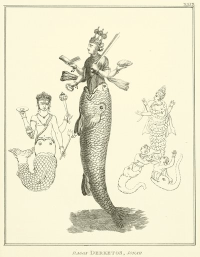 Dagon Derketos, Jonasz (grafika) autorstwa English School