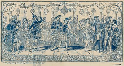 Taniec w Vauxhall Gardens w Londynie autorstwa English School
