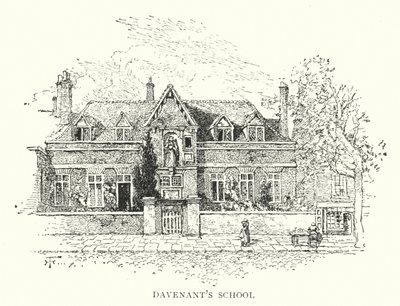 Szkoła Davenanta (grafika) autorstwa English School