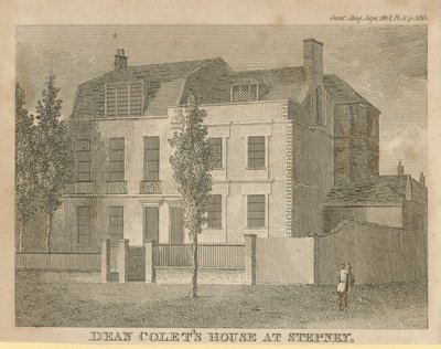 Dom Dziekana Coleta w Stepney autorstwa English School