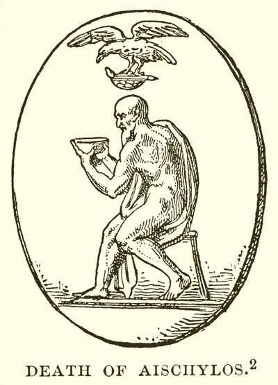 Śmierć Ajschylosa autorstwa English School