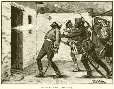 Śmierć Hodsona autorstwa English School