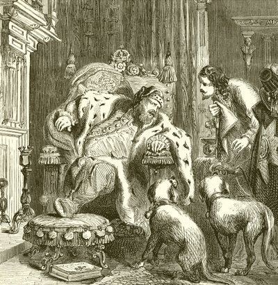 Śmierć Jakuba I, 1525 autorstwa English School