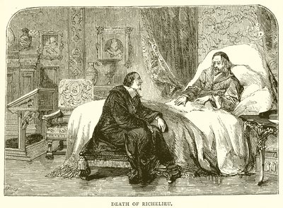 Śmierć Richelieu autorstwa English School