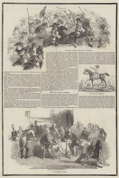 Śmierć księcia Wellington (grawerowanie) autorstwa English School