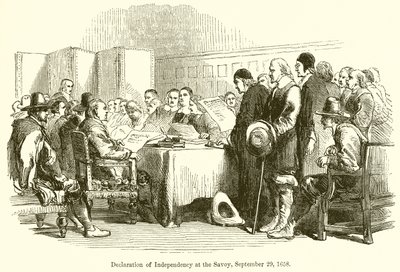 Deklaracja Niepodległości w Sabaudii, 29 września 1658 r autorstwa English School