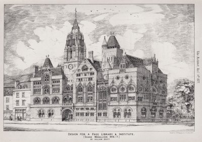 Projekt dla Wolnej Biblioteki i Instytutu, Medalion Soane autorstwa English School