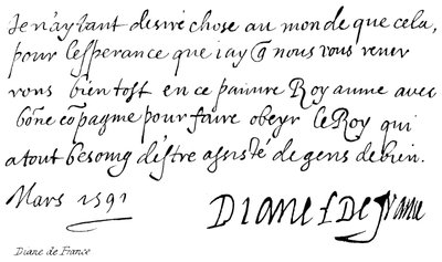 Diana z Francji autorstwa English School