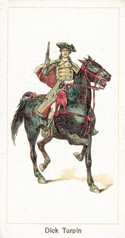 Dick Turpin (chromolitho) autorstwa English School
