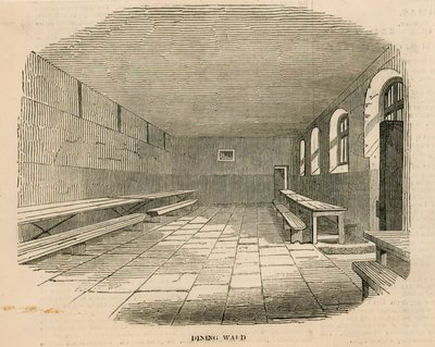 Oddział jadalny w więzieniu Newgate autorstwa English School