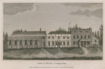 Pies i Kaczka, St Georges Fields, Lambeth autorstwa English School