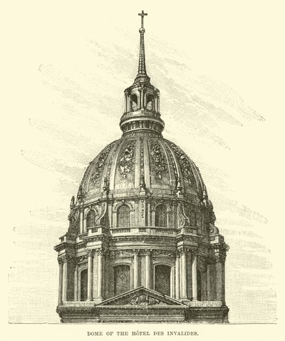 Kopuła hotelu des Invalides autorstwa English School