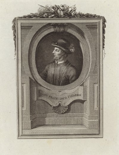 Don Francisco Pizarro autorstwa English School