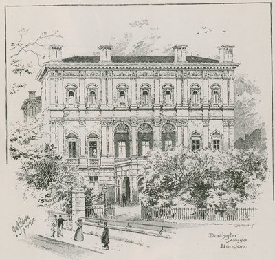 Dorchester House, Park Lane, Londyn, rezydencja Shahzady Nasrullah Khan autorstwa English School