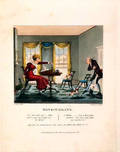 Dove-tailing, grawerowane przez George