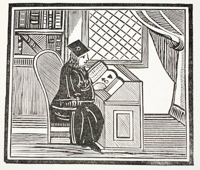 Dr John Faustus, ilustracja z książki rozdziałów XVIII wieku autorstwa Johna Ashtona, wyd. 1882 autorstwa English School