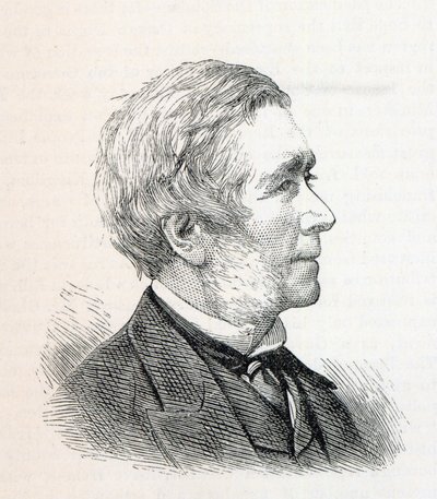 Dr John Hullah, ilustracja z „The Illustrated London News”, marzec 1884 autorstwa English School