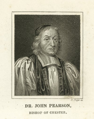 Dr John Peason, biskup Chester (grafika) autorstwa English School