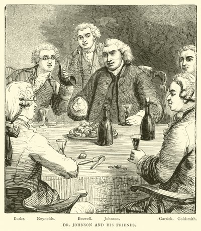 Dr Johnson i jego przyjaciele autorstwa English School