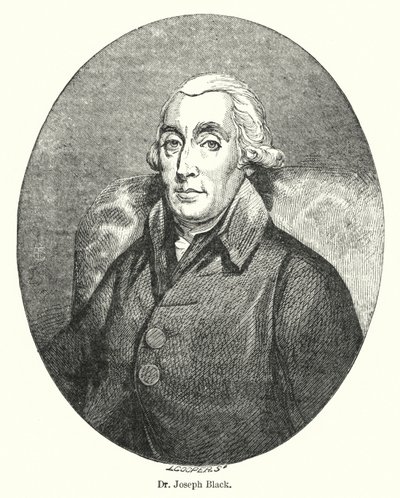 Dr Joseph Black (grawerunek) autorstwa English School