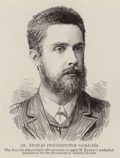 Dr Niklai Fiodorovich Gamleya (grafika) autorstwa English School