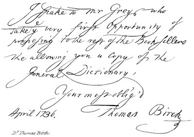 dr Thomas Birch autorstwa English School