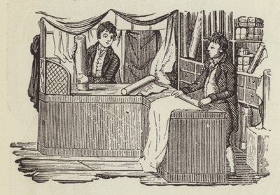 Sklep Draperski (grawerunek) autorstwa English School
