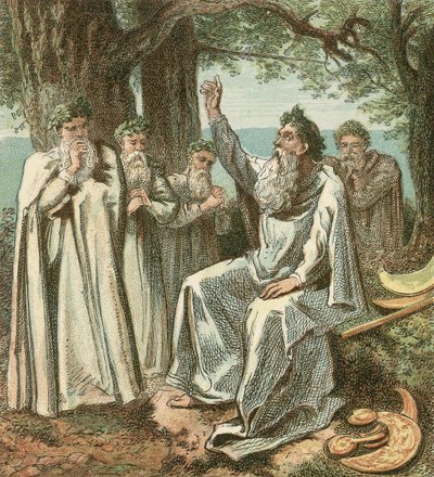 Druidai arba britų Priestspoli autorstwa English School