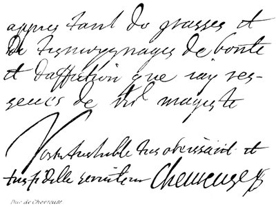 Książę Chevreuse autorstwa English School