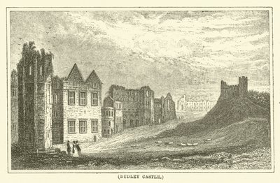 Zamek Dudley (grawerunek) autorstwa English School