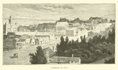 Dunedin w 1870 r. autorstwa English School
