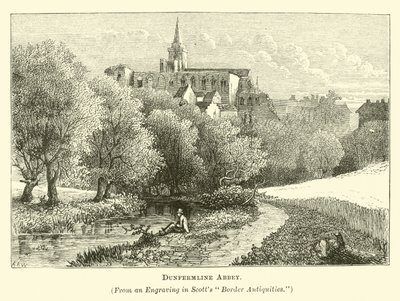 Opactwo Dunfermline autorstwa English School