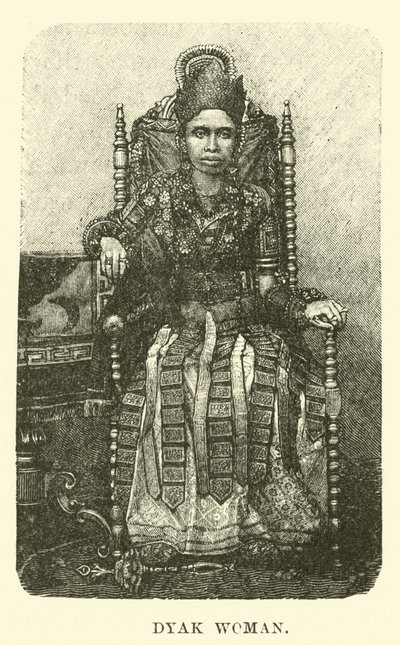 dyak kobieta autorstwa English School