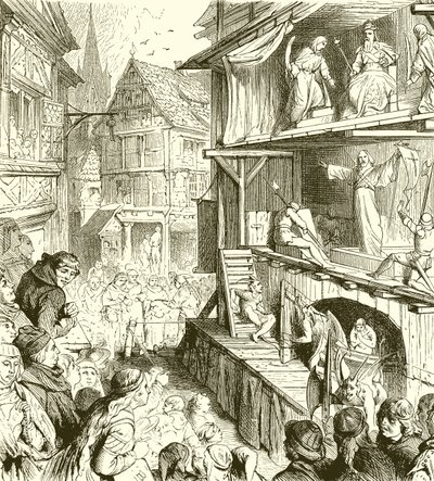 Wczesny dramat: sztuka pasyjna autorstwa English School