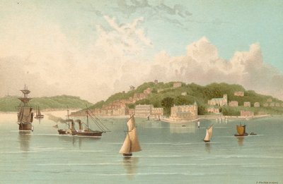 Cowes wschodnia i zachodnia — wyspa Wight autorstwa English School
