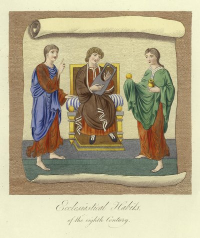 Nawyki kościelne z VIII wieku autorstwa English School