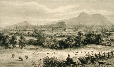 Edynburg ok. 1880, ze „Scottish Pictures” wydanego przez religijne Towarzystwo Traktu autorstwa English School