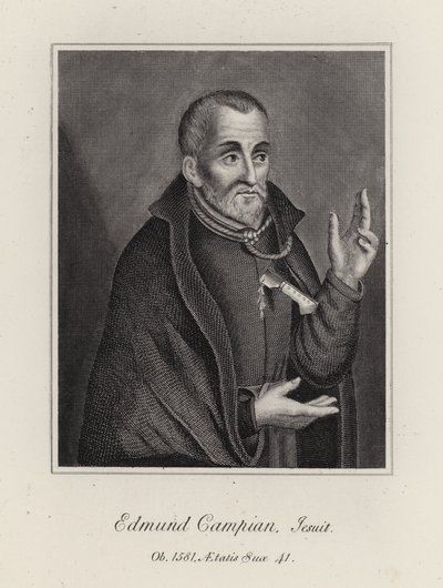 Edmund Campian (Grawerowanie) autorstwa English School