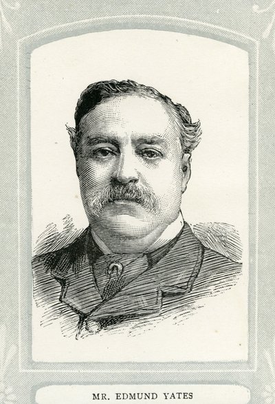 Edmund Yates (1831-94), dziennikarz i powieściopisarz autorstwa English School