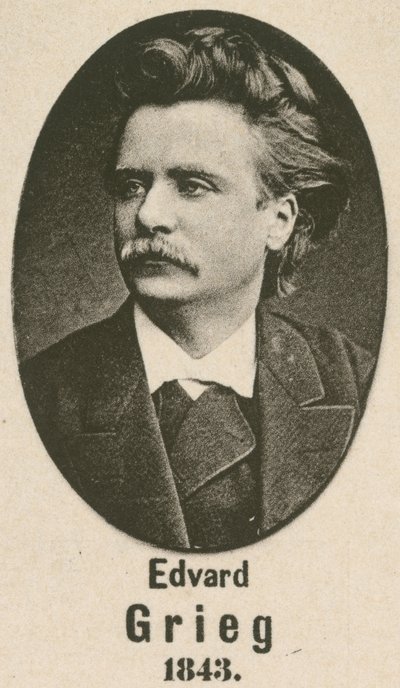 Edvard Grieg (Grawerowanie) autorstwa English School