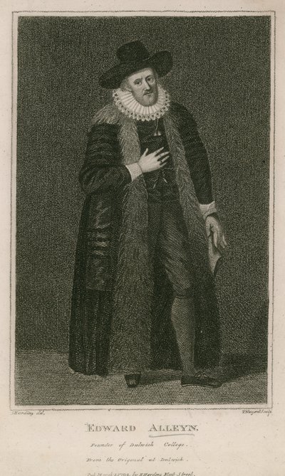 Edward Alleyn, założyciel Dulwich College autorstwa English School