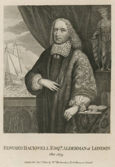 Edward Backwell, radny Londynu autorstwa English School